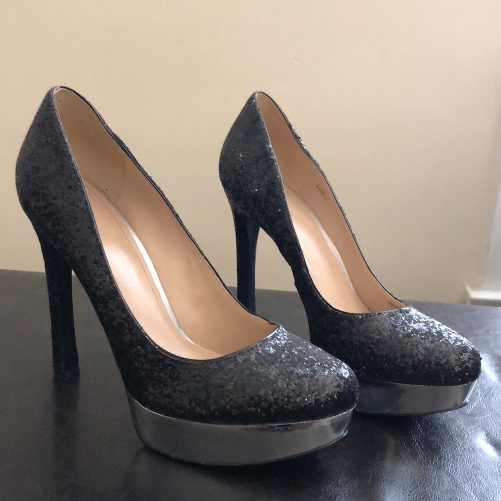 Joan & David Glittered platform heels - Picture 4 of 9